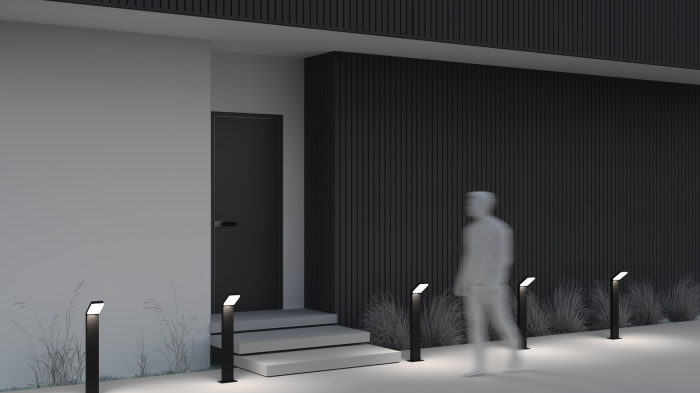 Уличный наземный светильник Paso O595FL-L12B3K (o595fl-l12b3k)