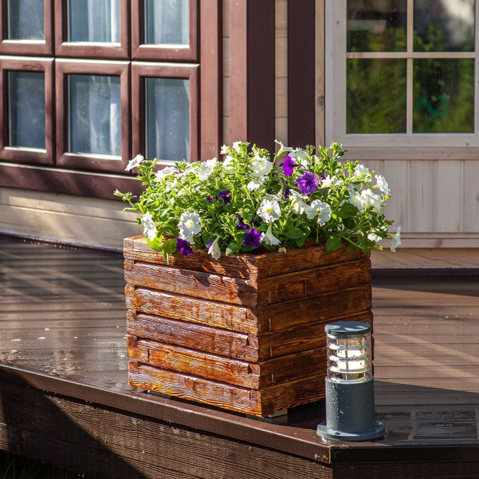 Наземный светильник уличный 1508 TECHNO silver серый (electrostandart_a035097)