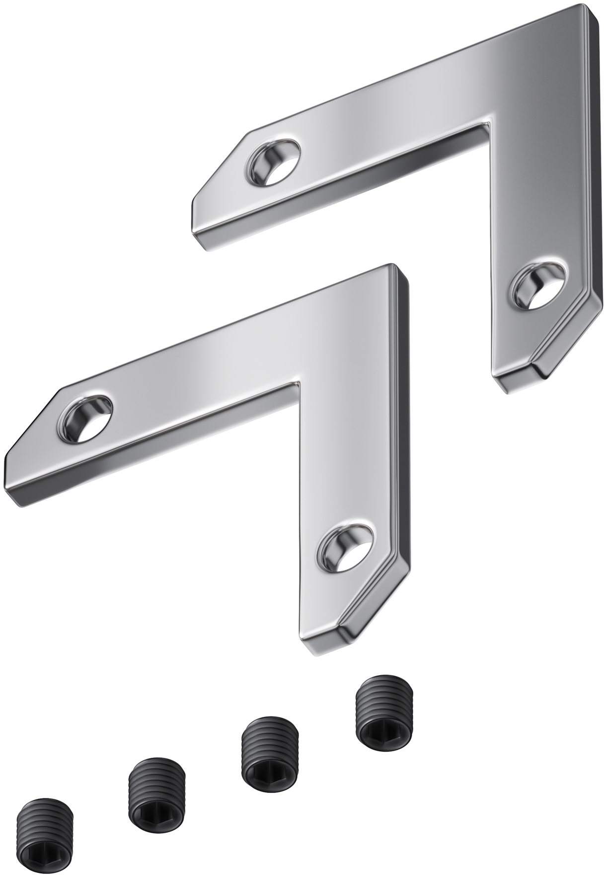 Комплект уголков 90 горизонтальных 2 соединителя  4 винта для профиля TRA034MP-2S-1 магнитный Maytoni Technical TRA034CL-MP-1