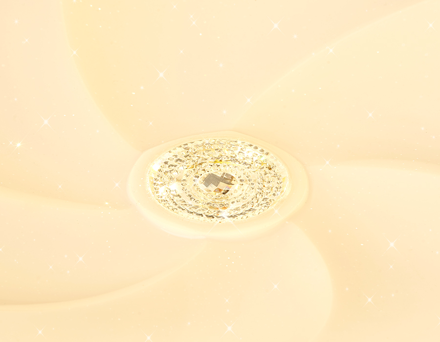 Потолочный светодиодный светильник с пультом FF23 WH белый 48W D400*65 (ПДУ ИК)