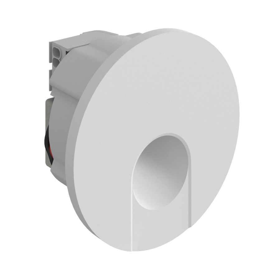 Встраиваемый светодиодный светильник для стен и ступеней Ledron KIT AGILE R White (3752)