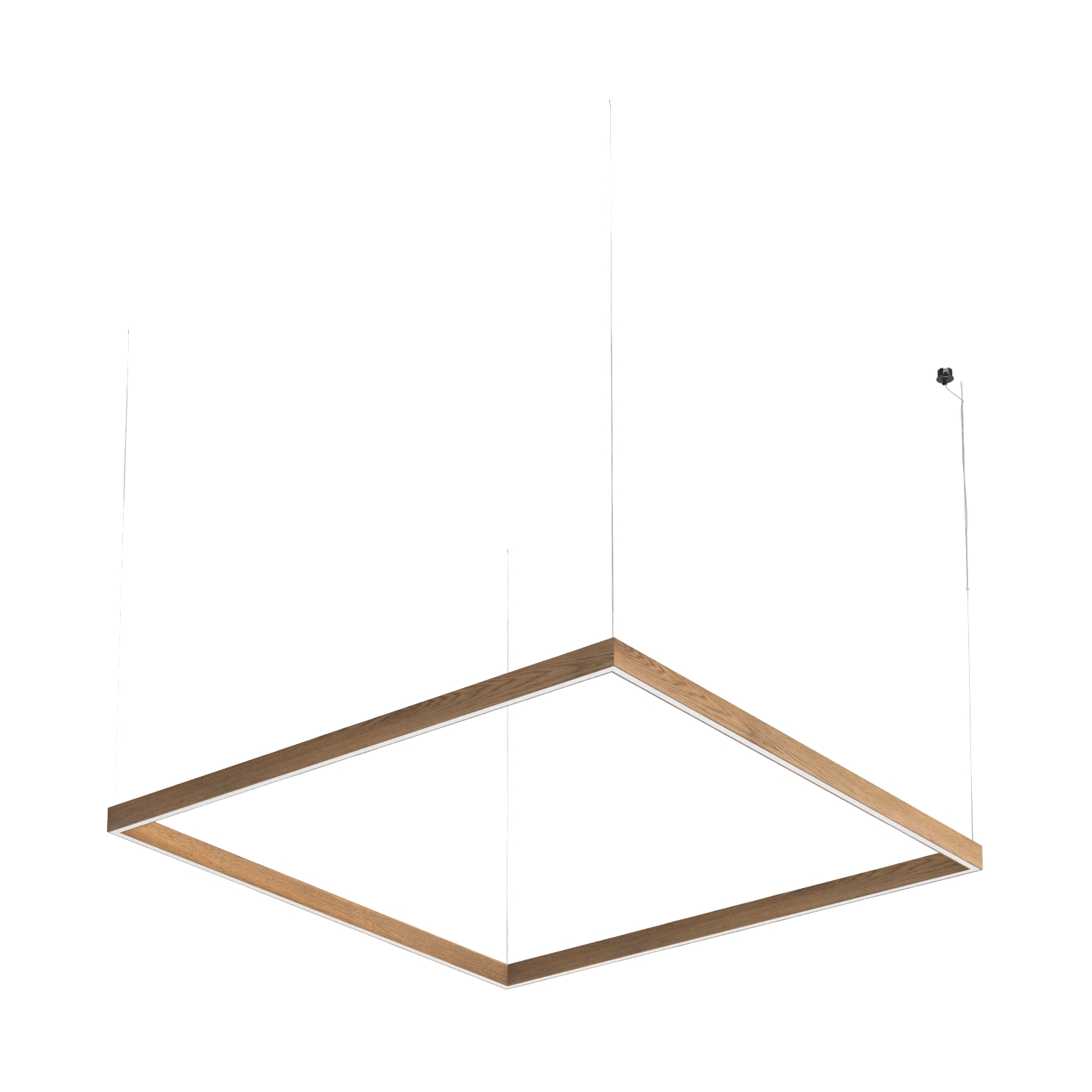 Подвесной светодиодный светильник Ledron KVADRO Basic 2190 Black 4000K (4834)