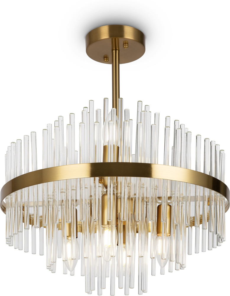 Потолочная люстра на штанге Agora FR5216PL-06BS (fr5216pl-06bs)