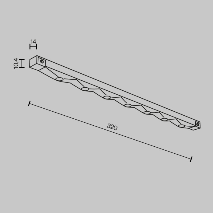 Трековый светильник магнитный 12W 48V Maytoni Spiky TR175-1-12WTW-M-B (tr175-1-12wtw-m-b)