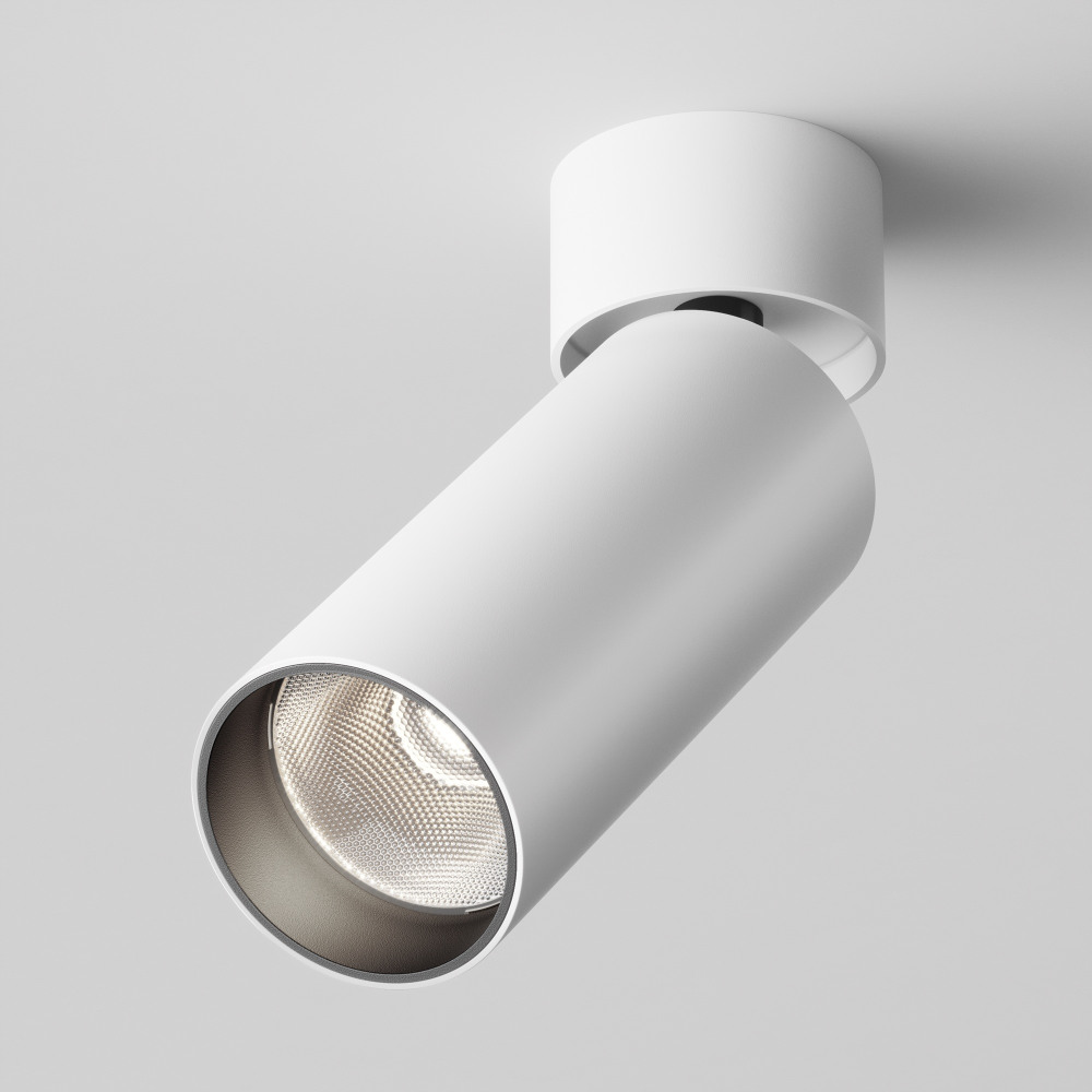 Потолочный светильник FOCUS LED 4000K 1x12Вт 50 Maytoni Technical C055CL-L12W4K-W-W (c055cl-l12w4k-w-w)