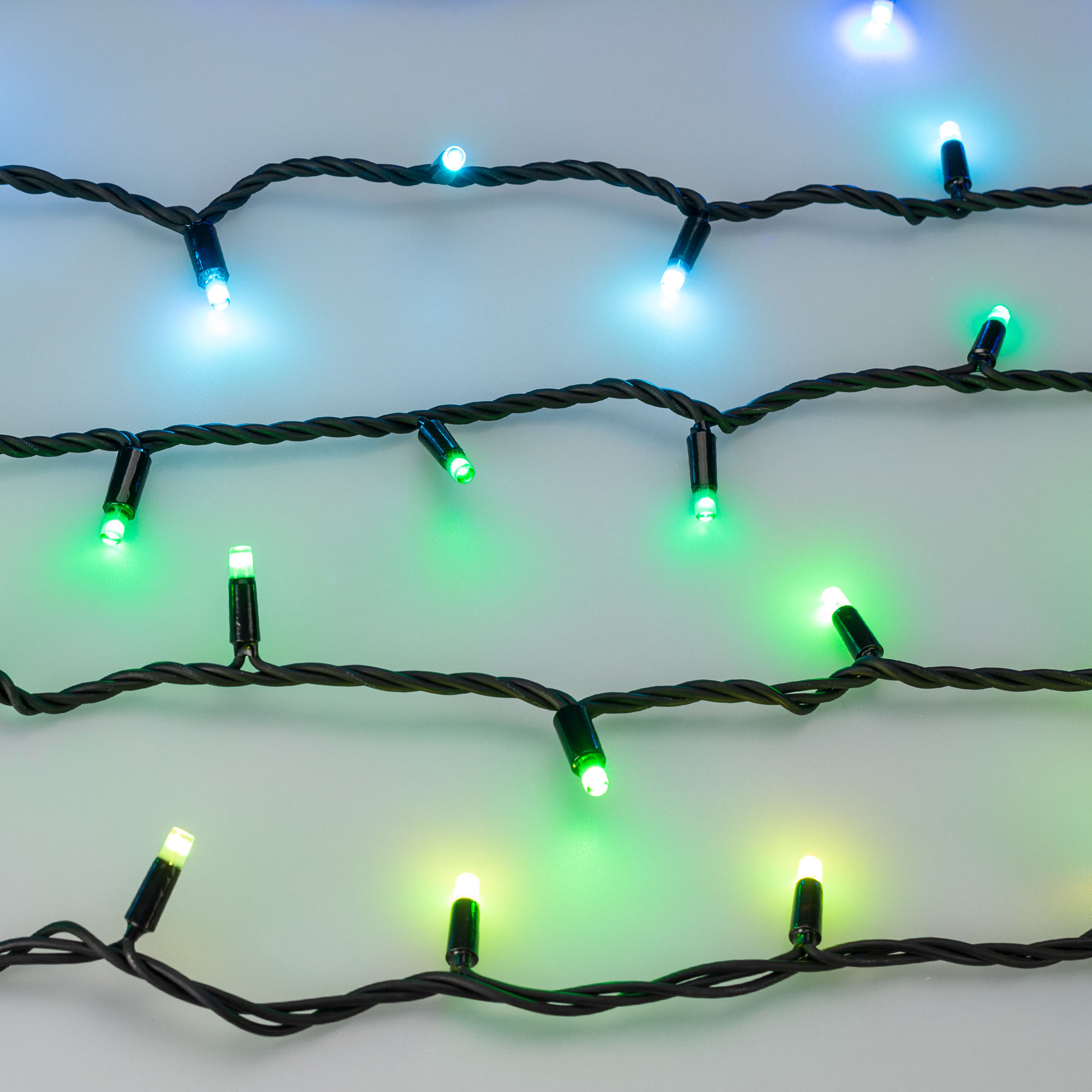 Светодиодная гирлянда ARD-STRING-PRO-10000-BLACK-100LED-LIVE RGB-DMX (24V, 10W) (Ardecoled, IP65) 031750