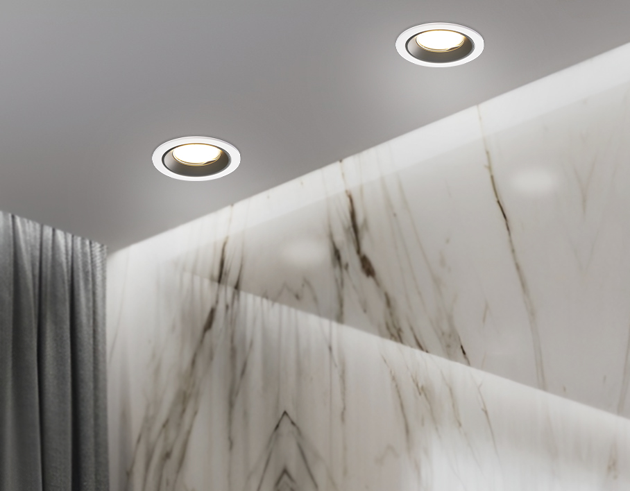 Встраиваемый точечный светильник MR16 A8921 WH/BK белый/черный MR16 GU5.3 D92*24