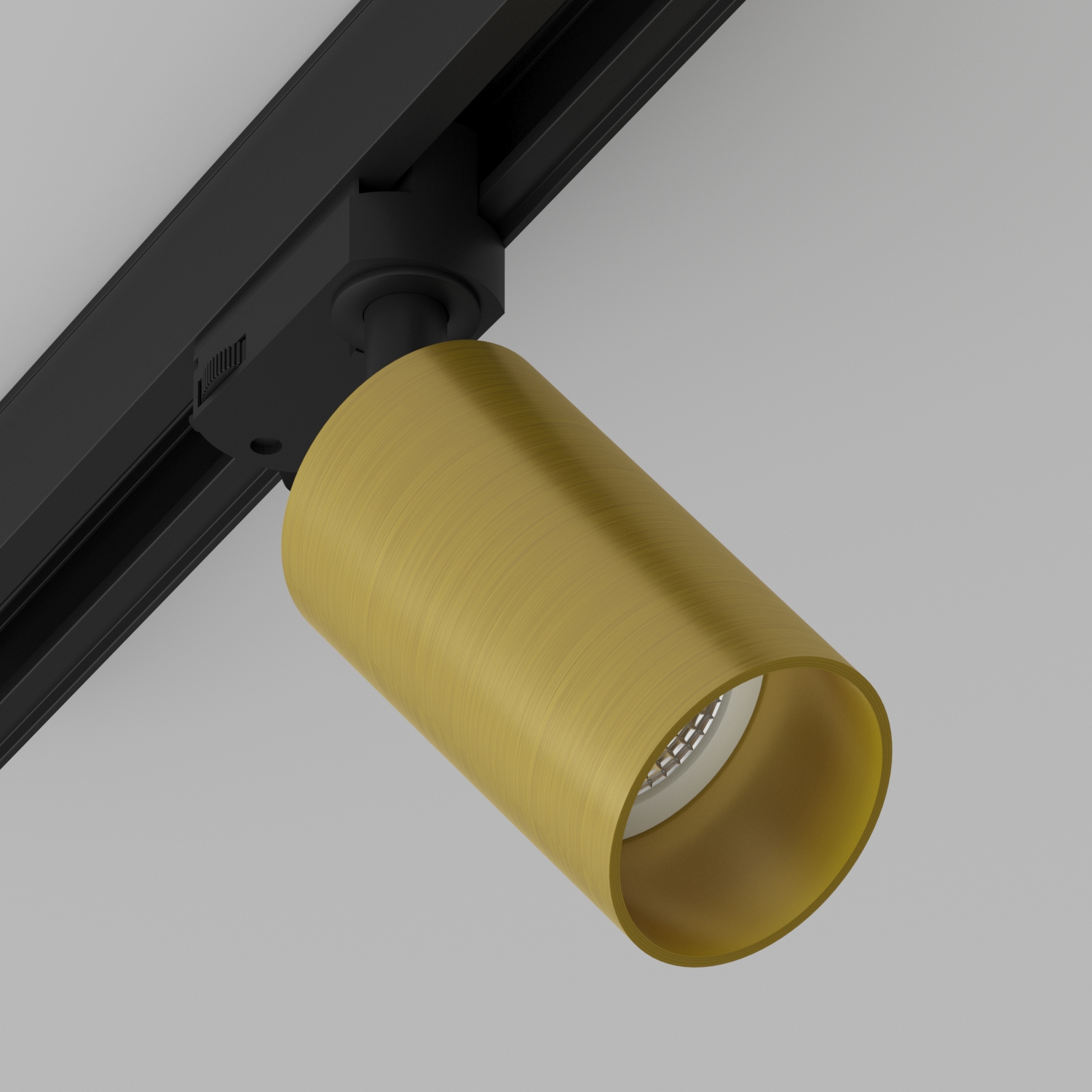 Светодиодный светильник для трехфазного трека Ledron под лампу MJ-1185 Gold (4264)