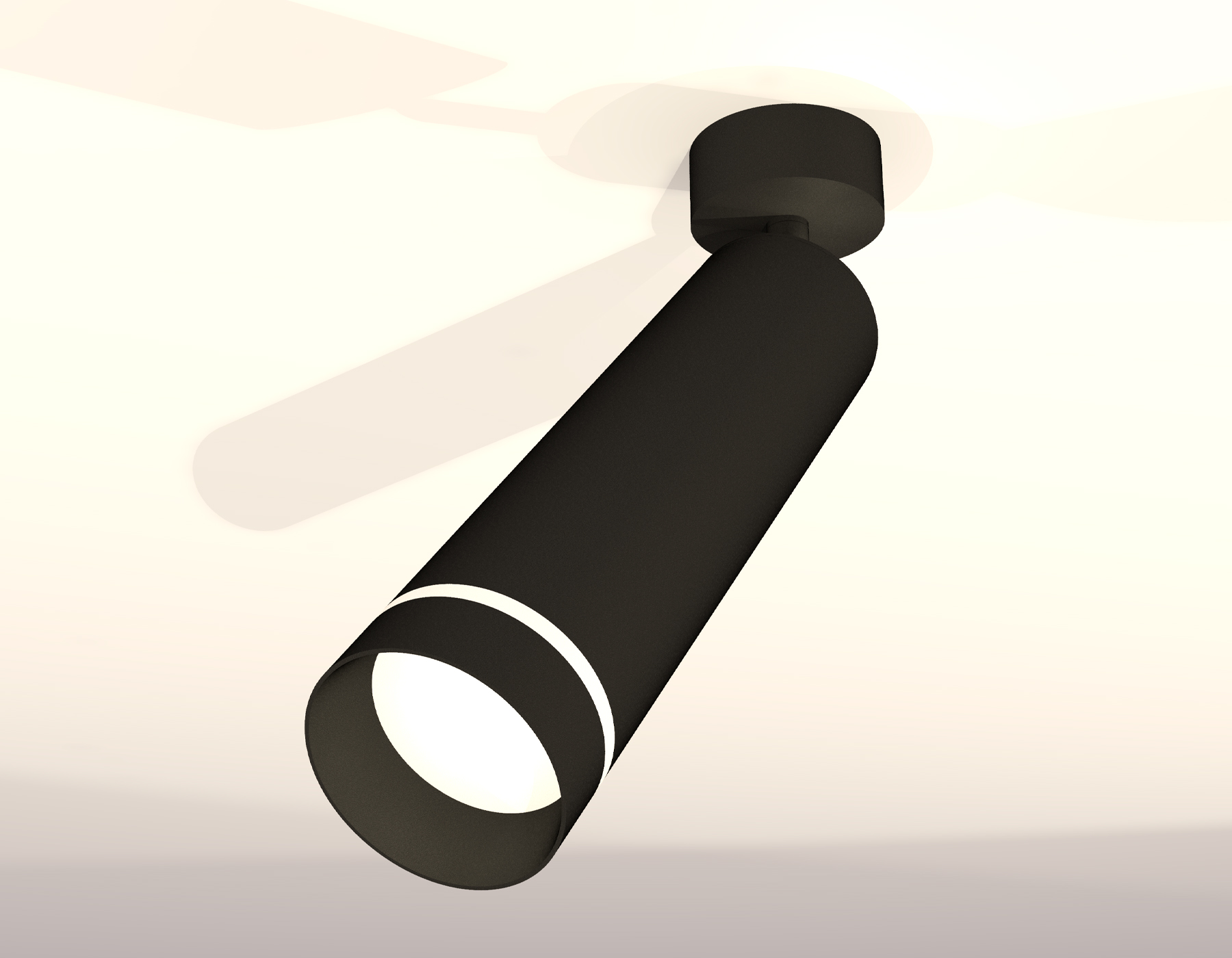 Комплект поворотного светильника с акрилом XM6356003 SBK/FR черный песок/белый матовый MR16 GU5.3 (A2210, C6356, N6229)