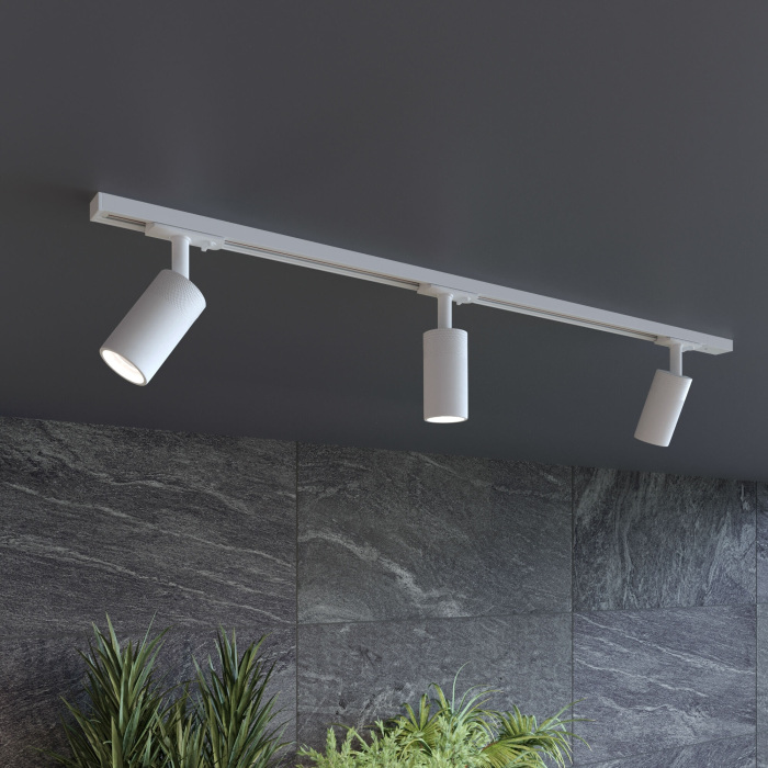 Трековый светильник однофазный белый 9W 4200K Elektrostandard Riffe 8551201 (a061659)