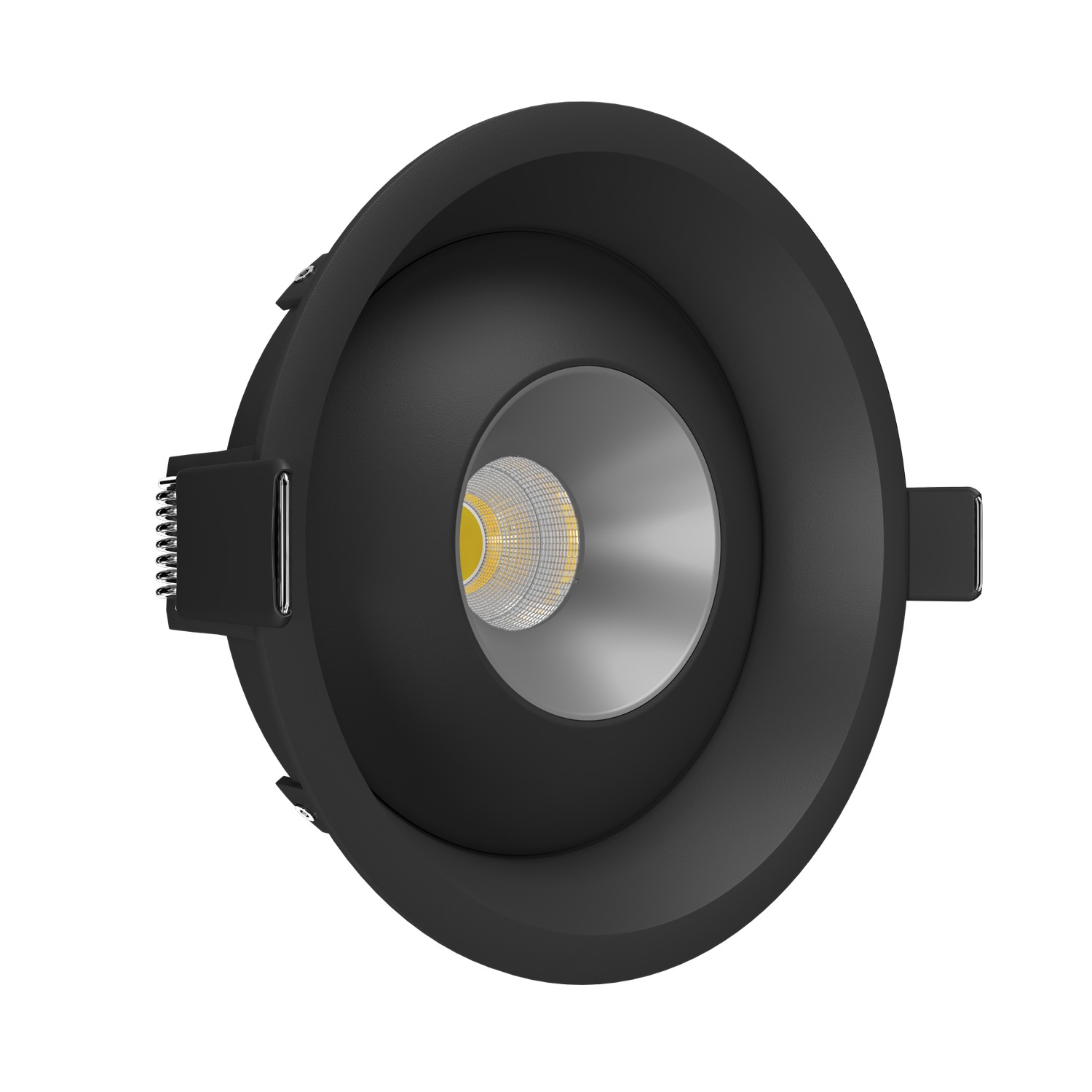 Встраиваемый поворотный светодиодный светильник Ledron KRIS IN Black-Grey (2226)