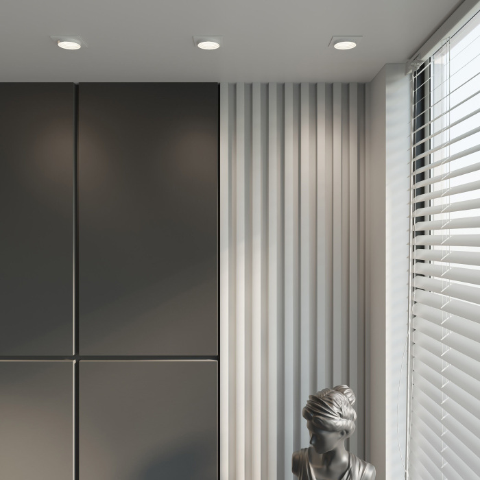 Встраиваемый светильник Elektrostandard Senso 2500601 GU10 белый (electrostandart_a064248)