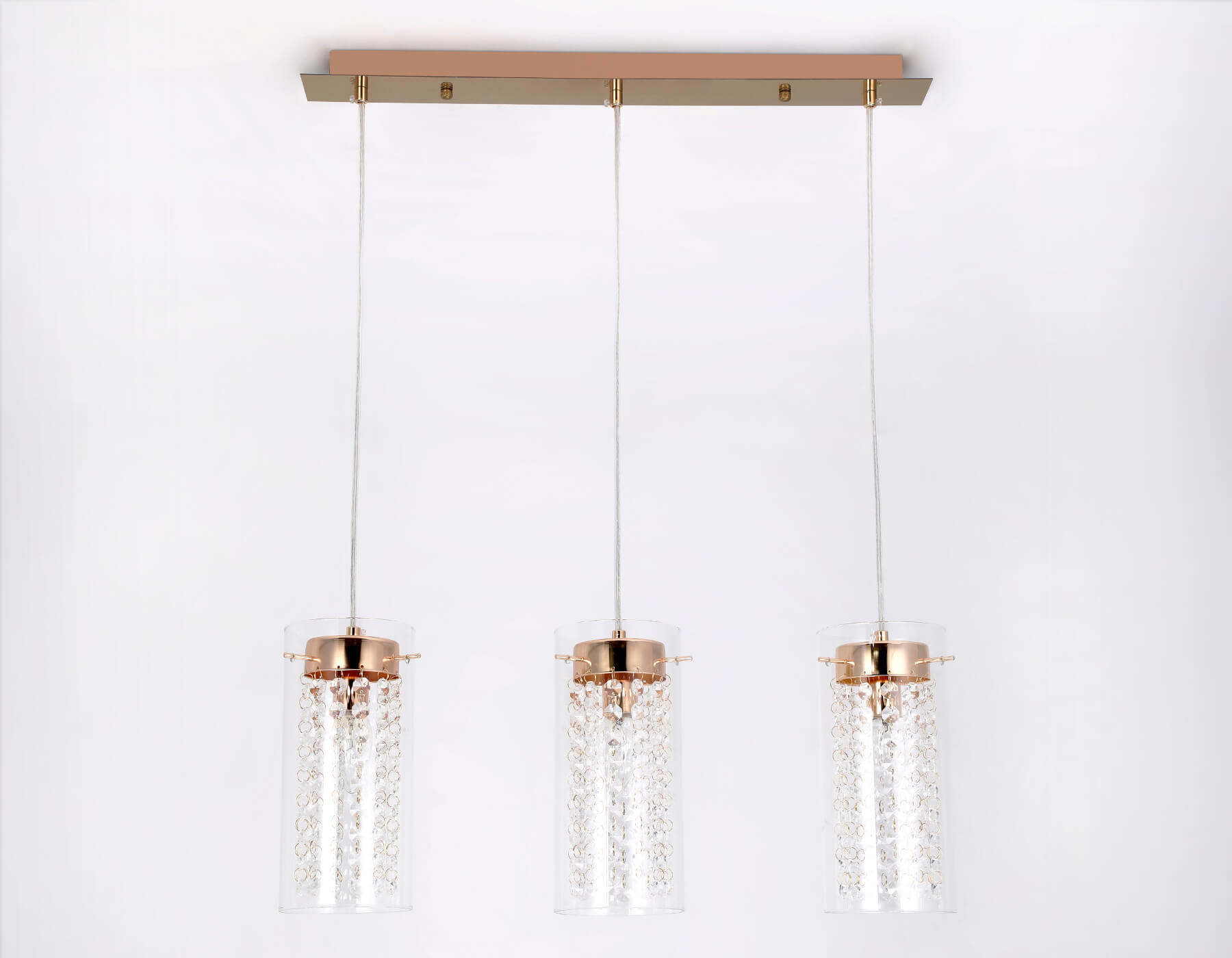 Подвесной светильник с хрусталем TR3663/3 GD/CL золото/прозрачный E14/3 max 40W 560*110*800