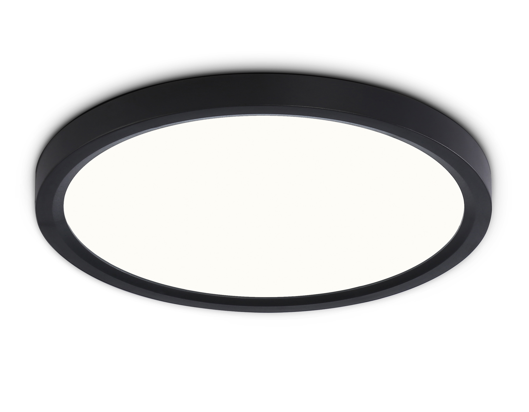 Светильник светодиодный ультратонкий 3000K-6500K с CCT-переключателем FZ1904 BK черный IP54 20W 3000K-6500K CCT-переключатель D300*25 (Без ПДУ)