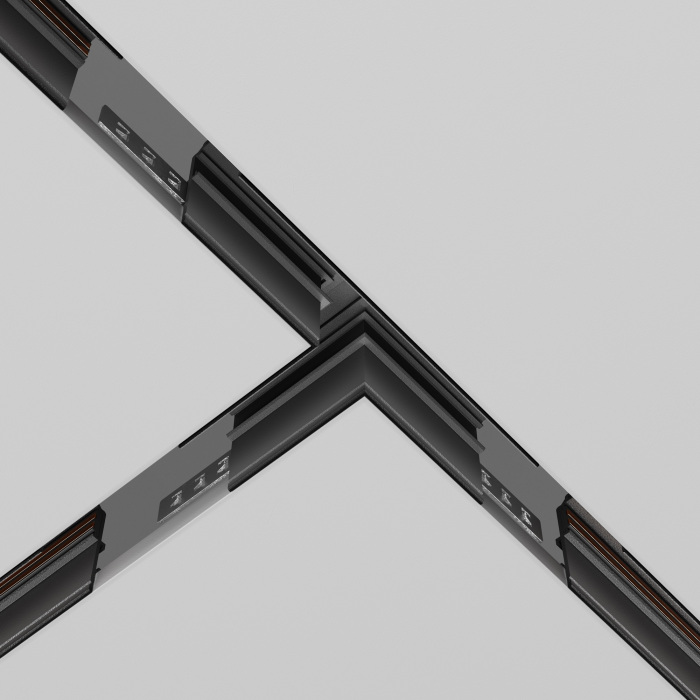 Коннектор Т-образный Exility встраиваемый черный магнитный Maytoni Technical TRA034CT-42B