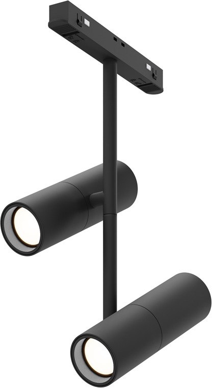 Трековый светильник магнитный 48V Maytoni Elti Duo TR005-4-2X12W-DS-B (tr005-4-2x12w-ds-b)