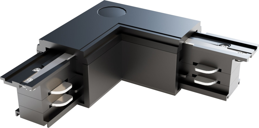 Коннектор угловой внутренний Trinity черный трехфазный Maytoni Technical TRA005CL-31B-R (tra005cl_31b_r)