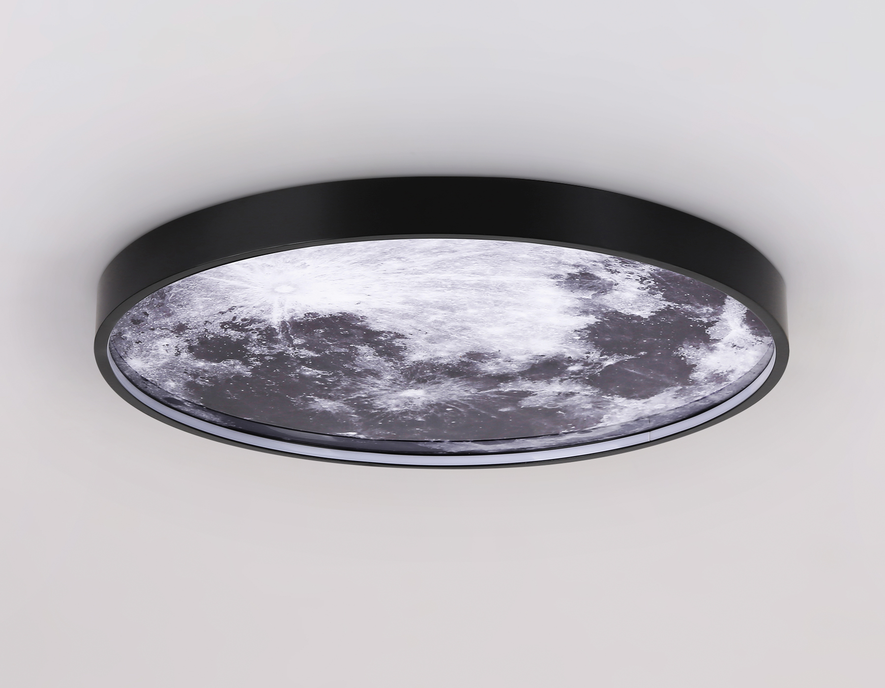 Настенно-потолочный светодиодный светильник FW11112 BK черный 25W LED 3000-6400K D400*38