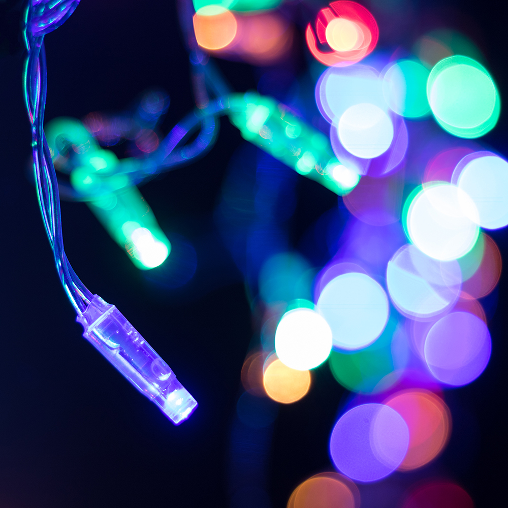 Светодиодная гирлянда ARD-EDGE-CLASSIC-2400x600-CLEAR-88LED-LIVE RGB (230V, 6W) (Ardecoled, IP65) 026008