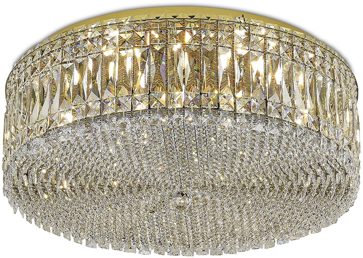 Потолочная люстра хрустальная Newport 8450 8459PL gold (8459_pl_gold)