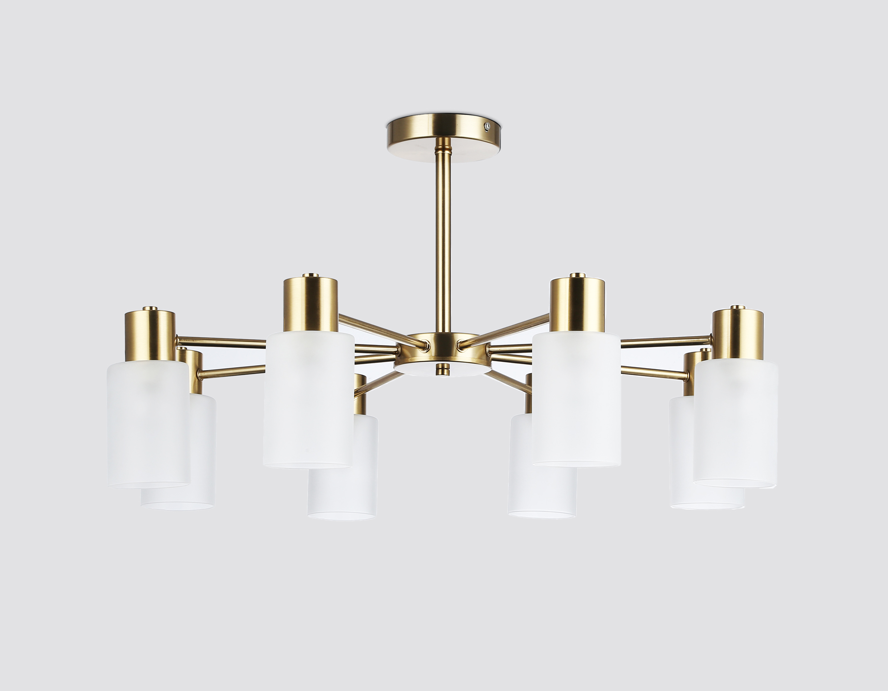 Подвесной светильник TR9584/8 BS латунь E14*8 max 40W 720*720*385