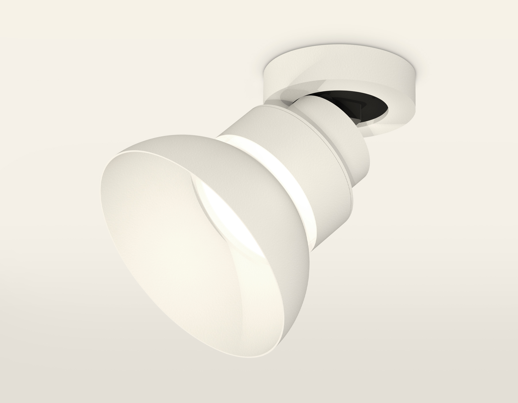 Комплект накладного поворотного светильника XM8101100 SWH/FR белый песок/белый матовый GX53 (A2228, A2105, C8101, N8140)