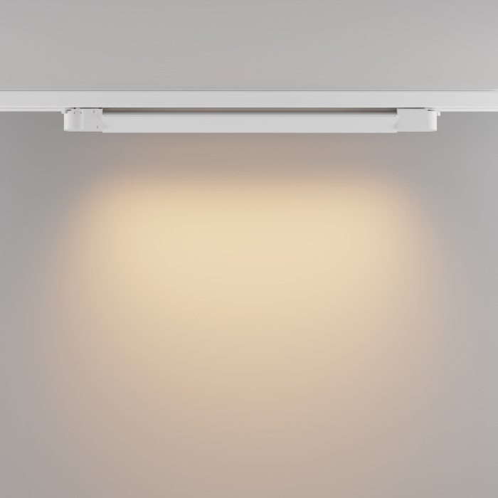 Трековый светильник трехфазный 20W 220V Maytoni Basis TR196-3-20W27K-W (tr196-3-20w2_7k-w)