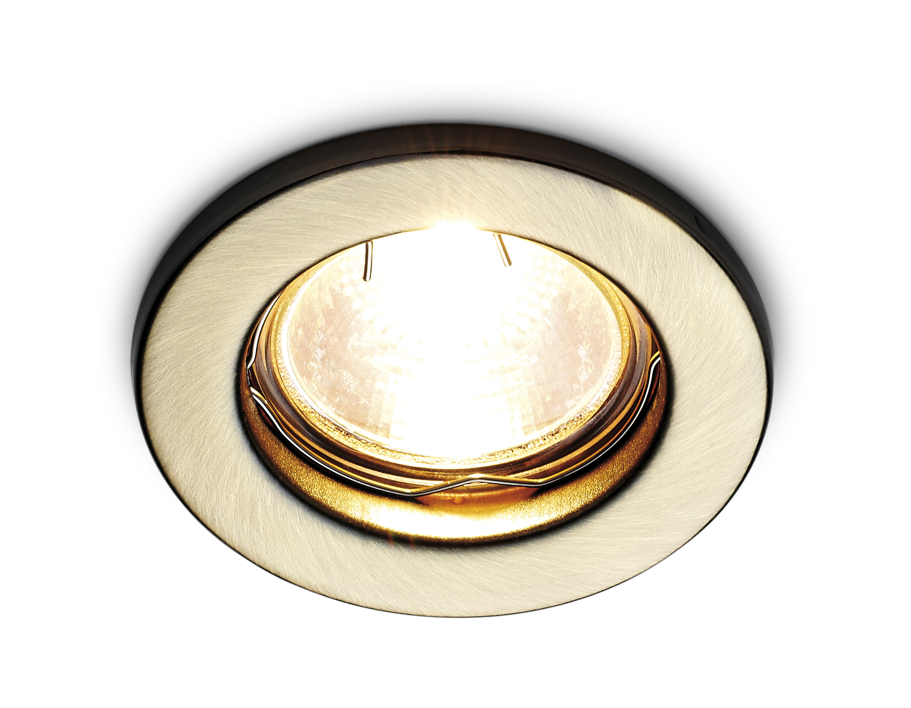 Металлический встраиваемый точечный светильник MR16 FT9210 SB бронза MR16