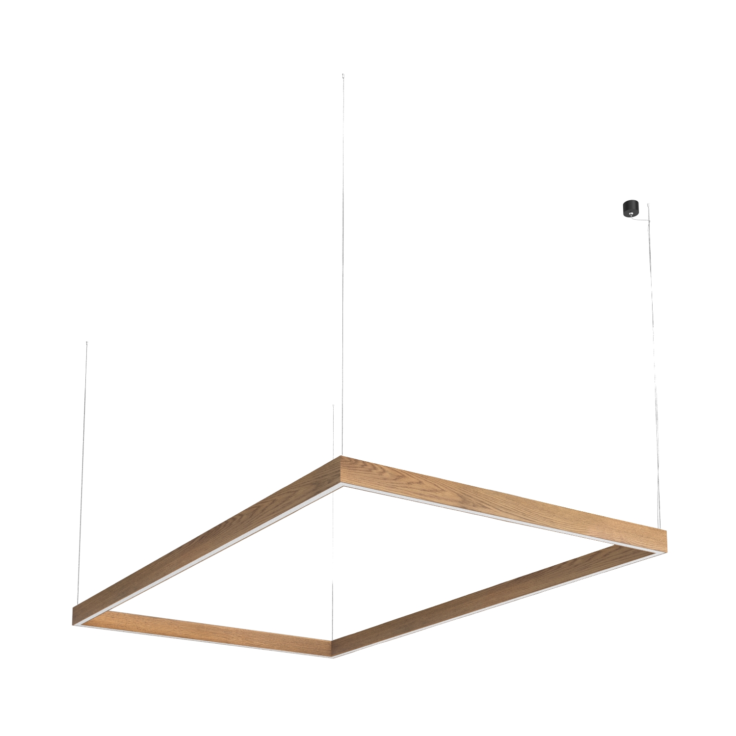 Подвесной светодиодный светильник Ledron KVADRO HL 1525х2525 Black 4000K (4739)