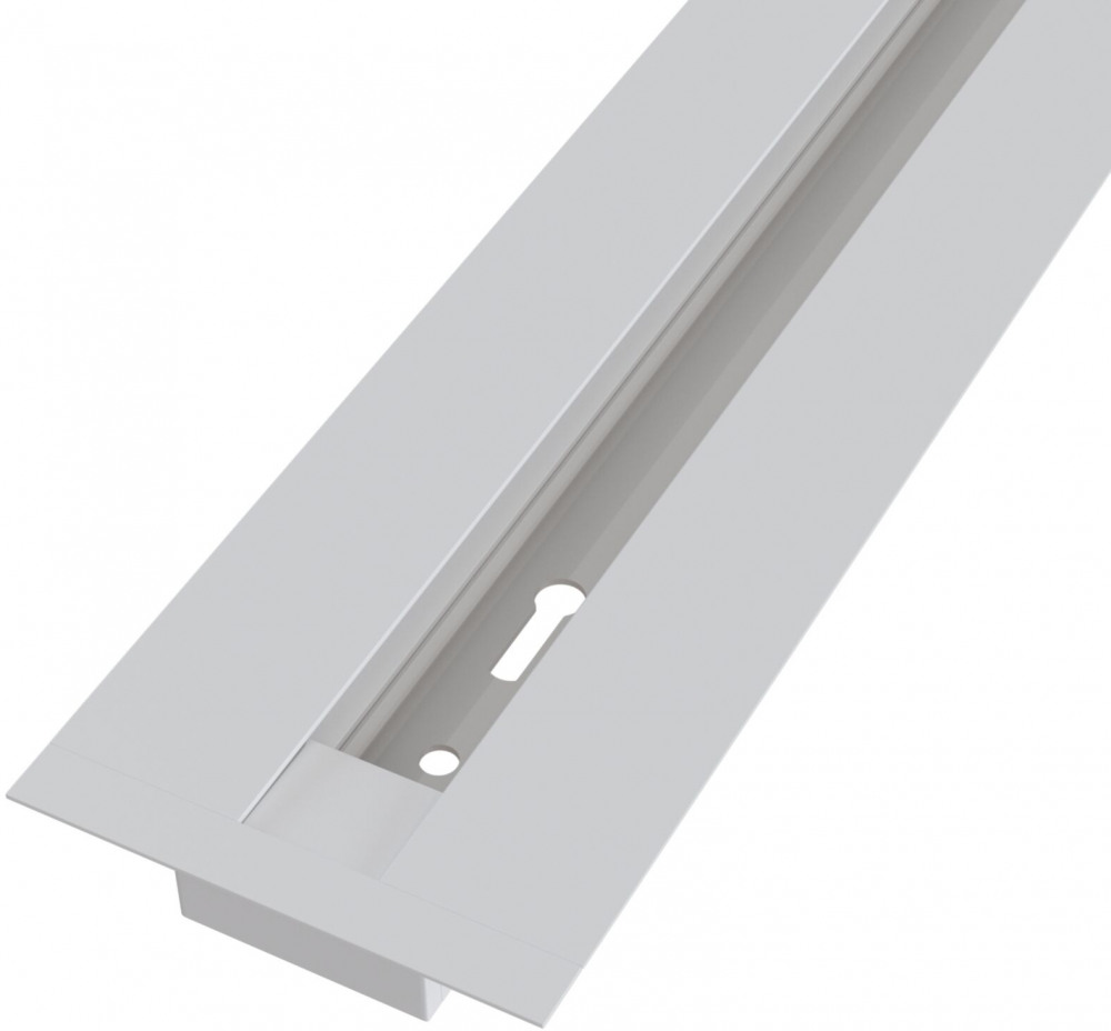 Шинопровод 1м Unity встраиваемый белый однофазный Maytoni Technical TRX004-111W