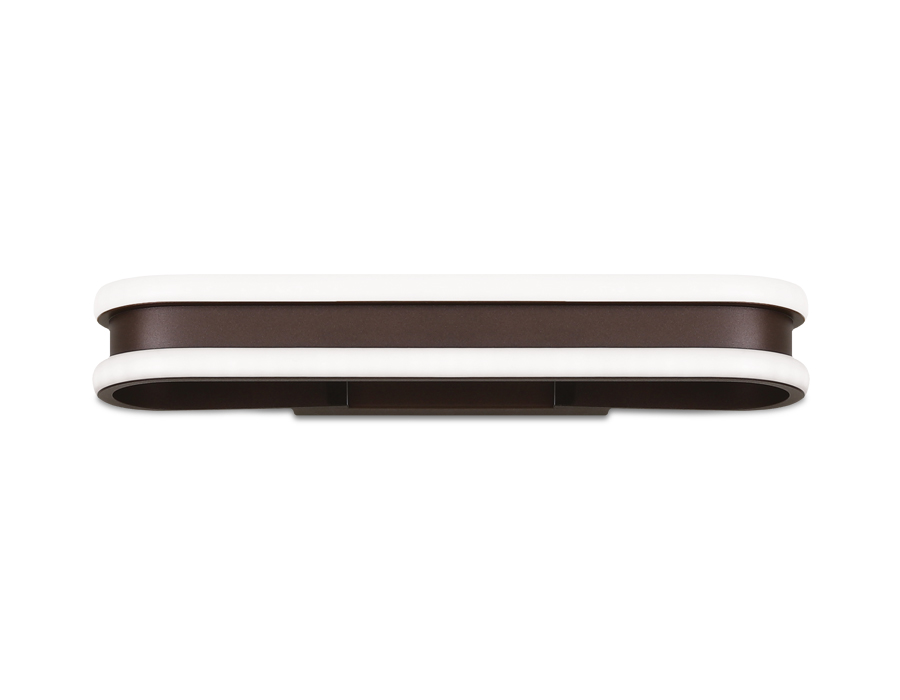 Настенный светодиодный светильник FL162 CF кофе LED 3000K/6400K 26W 400*60*130