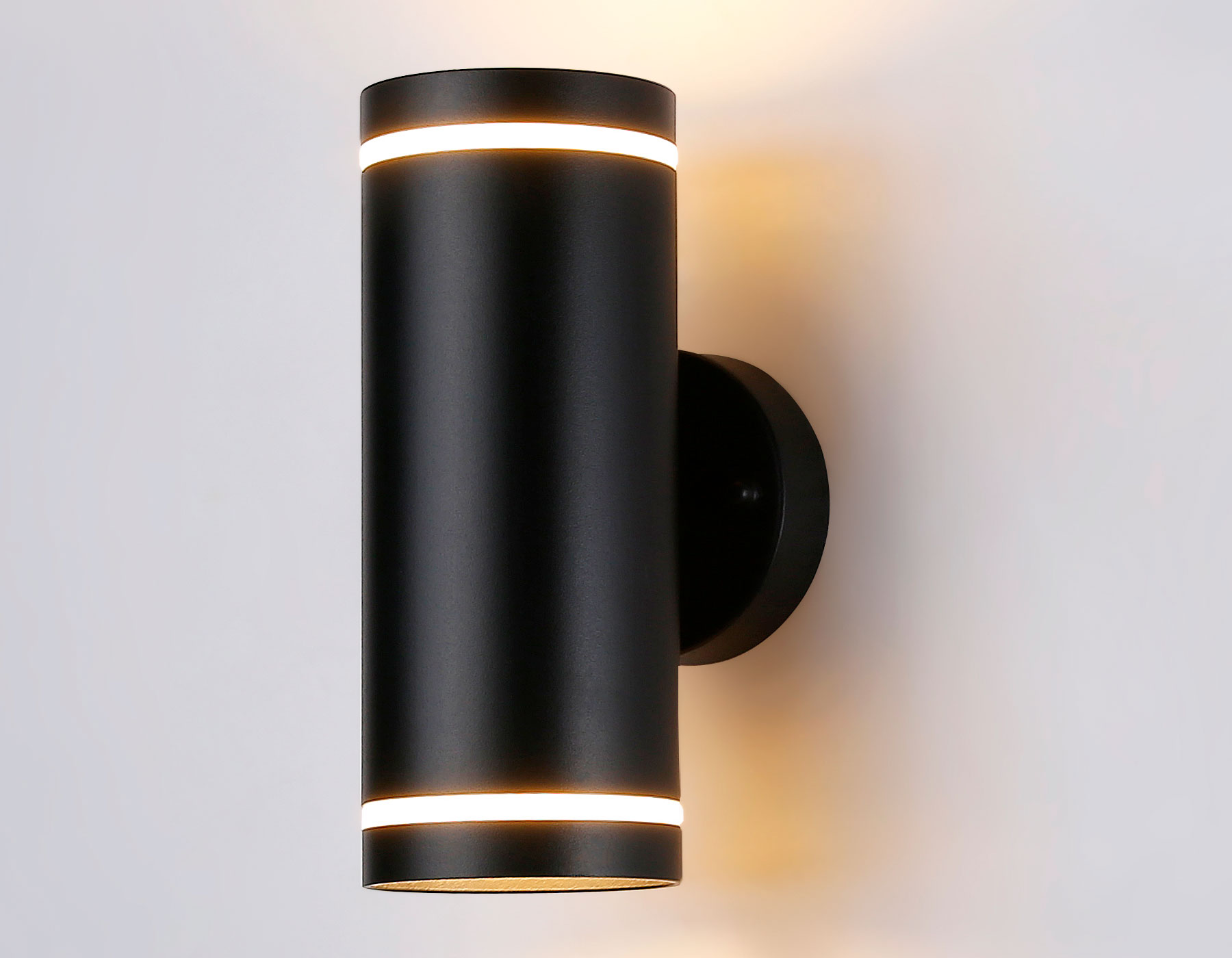 Уличный настенный архитектурный светильник ST3333/2 BK черный IP54 GX53/2 max 15W 210*85*125