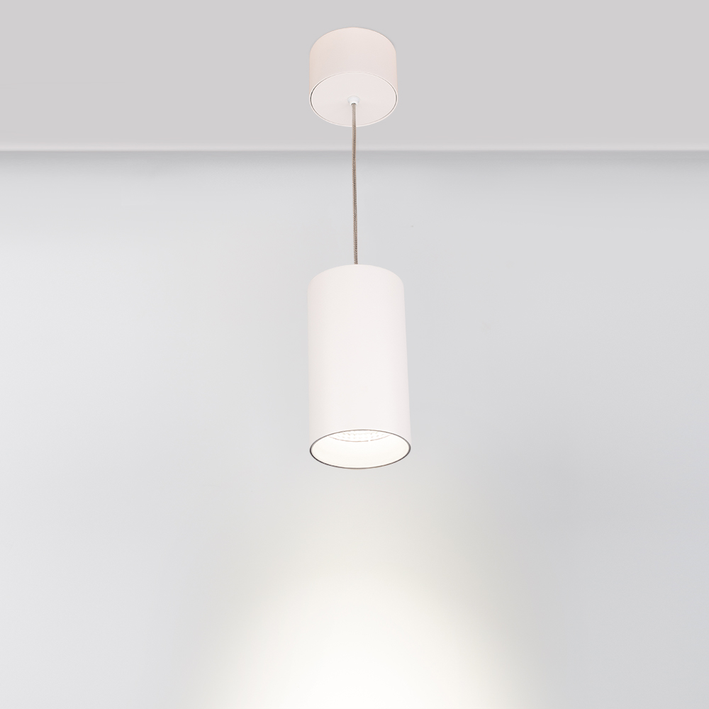 Светильник подвесной SP-POLO-R85-2-15W Day White 40deg (White, White Ring) (Arlight, IP20 Металл, 3 года) 022948