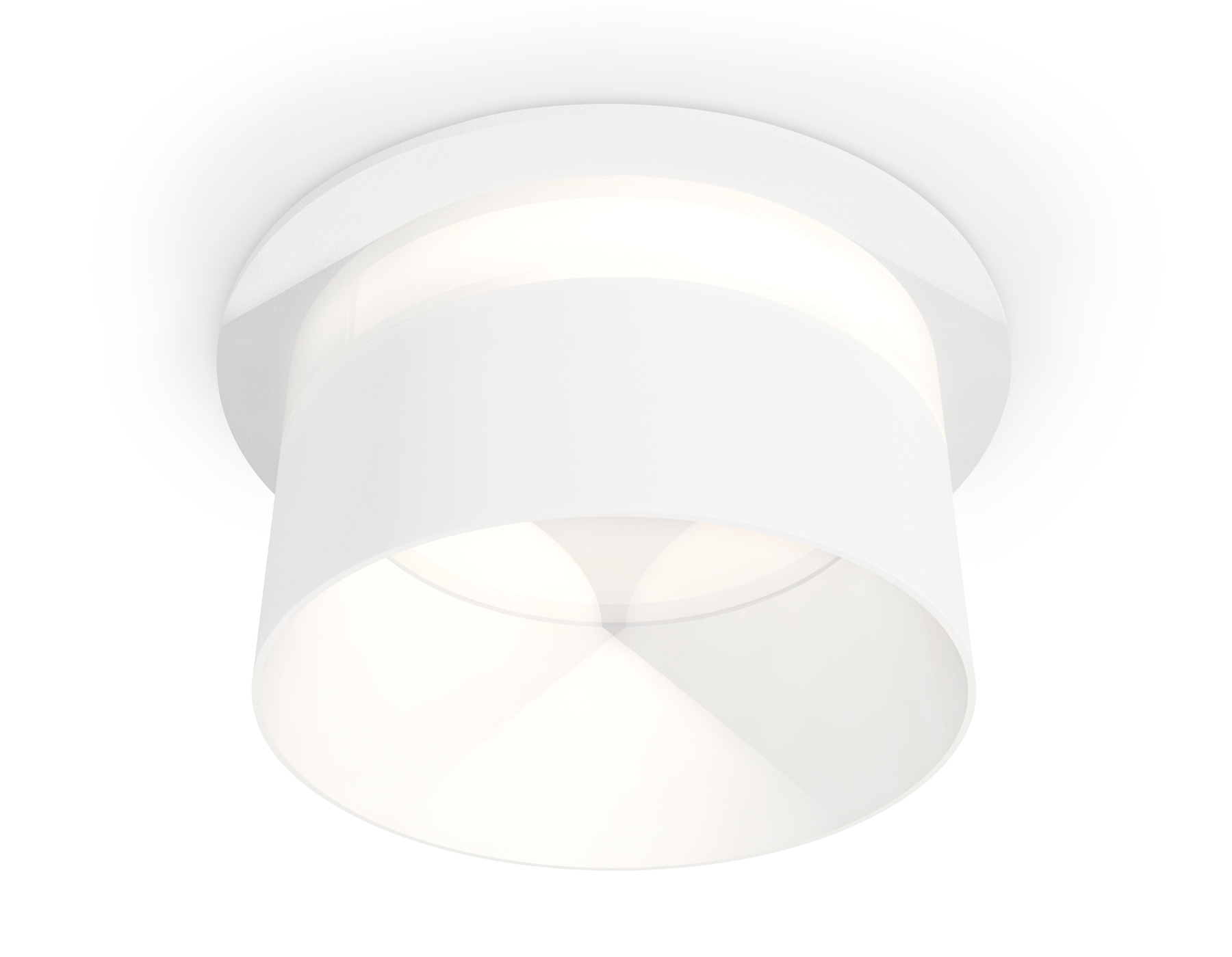 Комплект встраиваемого светильника XC8050016 SWH/FR белый песок/белый матовый GX53 (C8050, N8402)