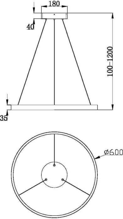 Подвесной светильник Maytoni Rim MOD058PL-L32WK (mod058pl-l32wk)