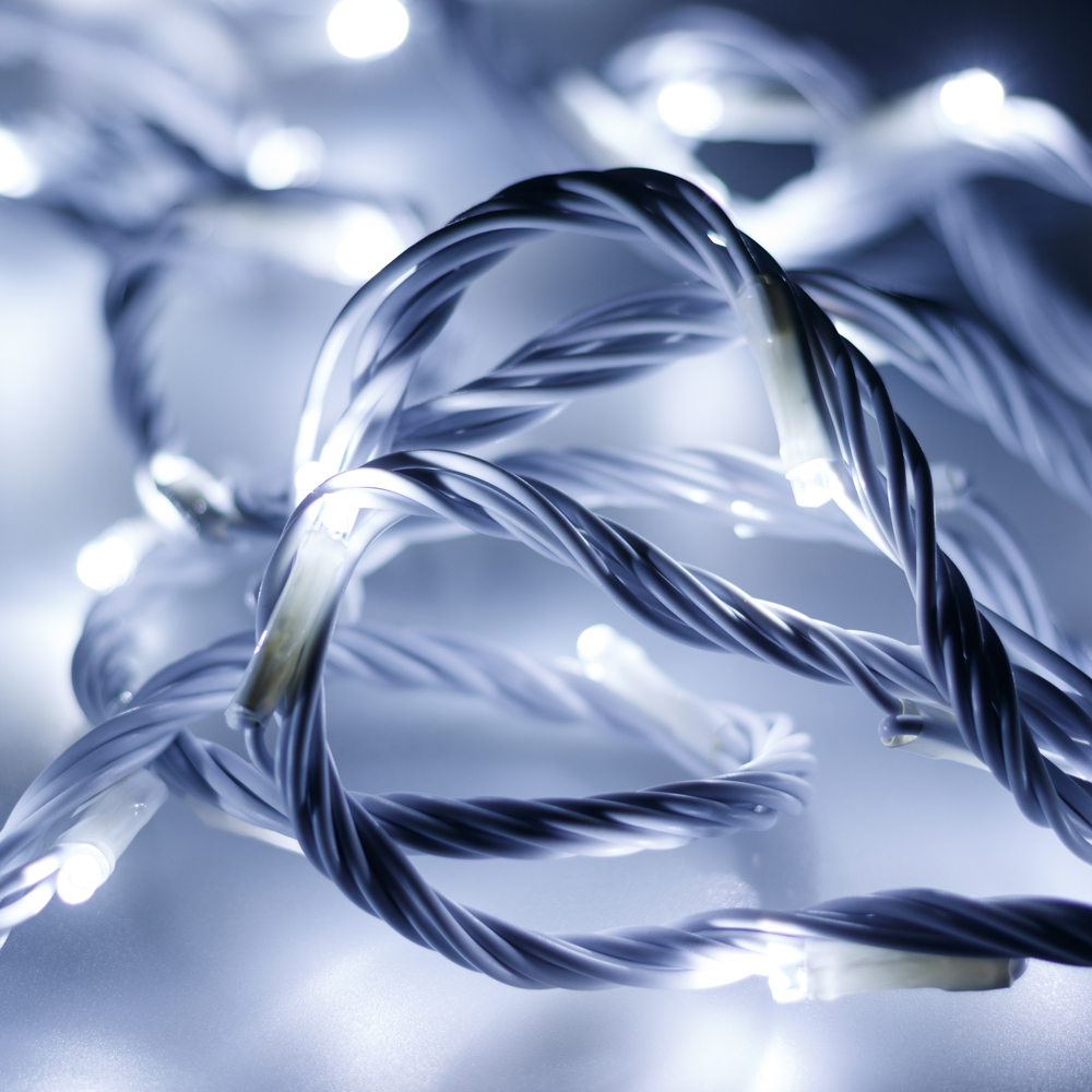 Светодиодная гирлянда ARD-STRING-HOME-10000-WHITE-99LED-RUN WHITE (230V, 10.5W) (Ardecoled, IP20) 025919