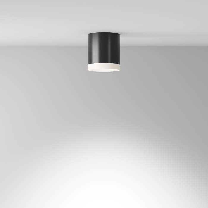 Накладной потолочный светильник Hoop GX53 1x15Вт Maytoni Technical C086CM-GX53-MRD-BW (c086cm-gx53-mrd-bw)