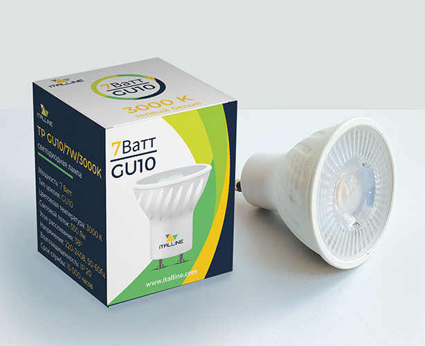 TP GU10/7W/3000K светодиодная лампа