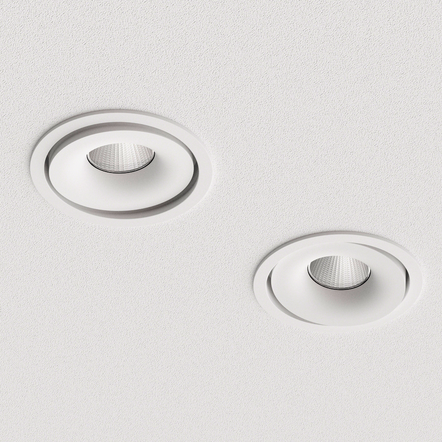 Встраиваемый поворотный светодиодный светильник MJ1006 White 4000K (10505)