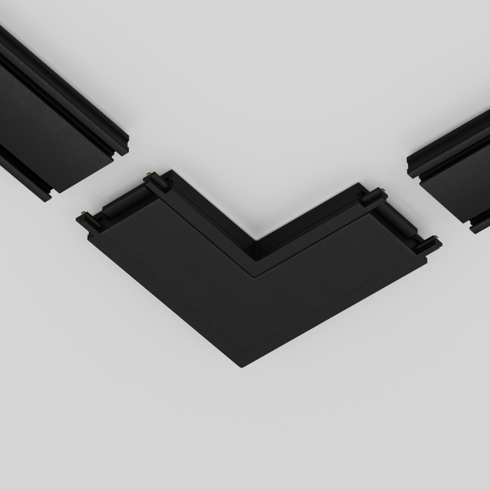 Конектор питания угловой Radity черный магнитный Maytoni Technical TRA084CL-11B