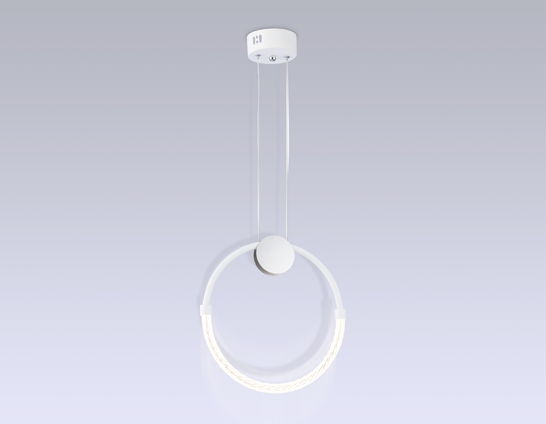 Подвесной светодиодный светильник FL10592 WH/CH белый/хром 4200K 11W 305*20*1000 (Без ПДУ)