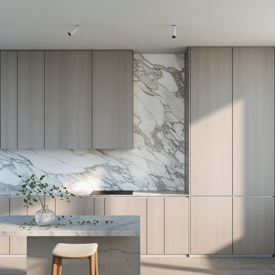 Встраиваемый светодиодный светильник Ledron SAGITONY R Basic S40 Wooden White (10187)