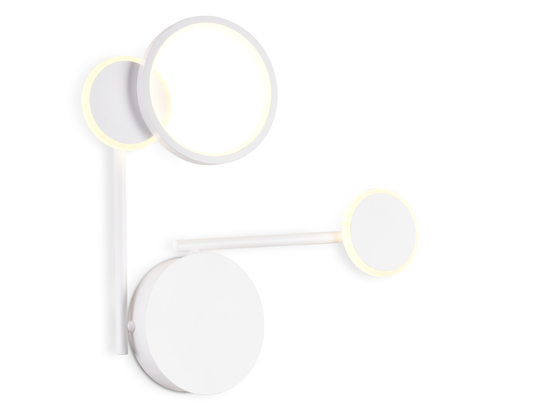 Настенный поворотный светодиодный светильник FL5197 SWH белый песок LED 3000K 13W 445*400*60