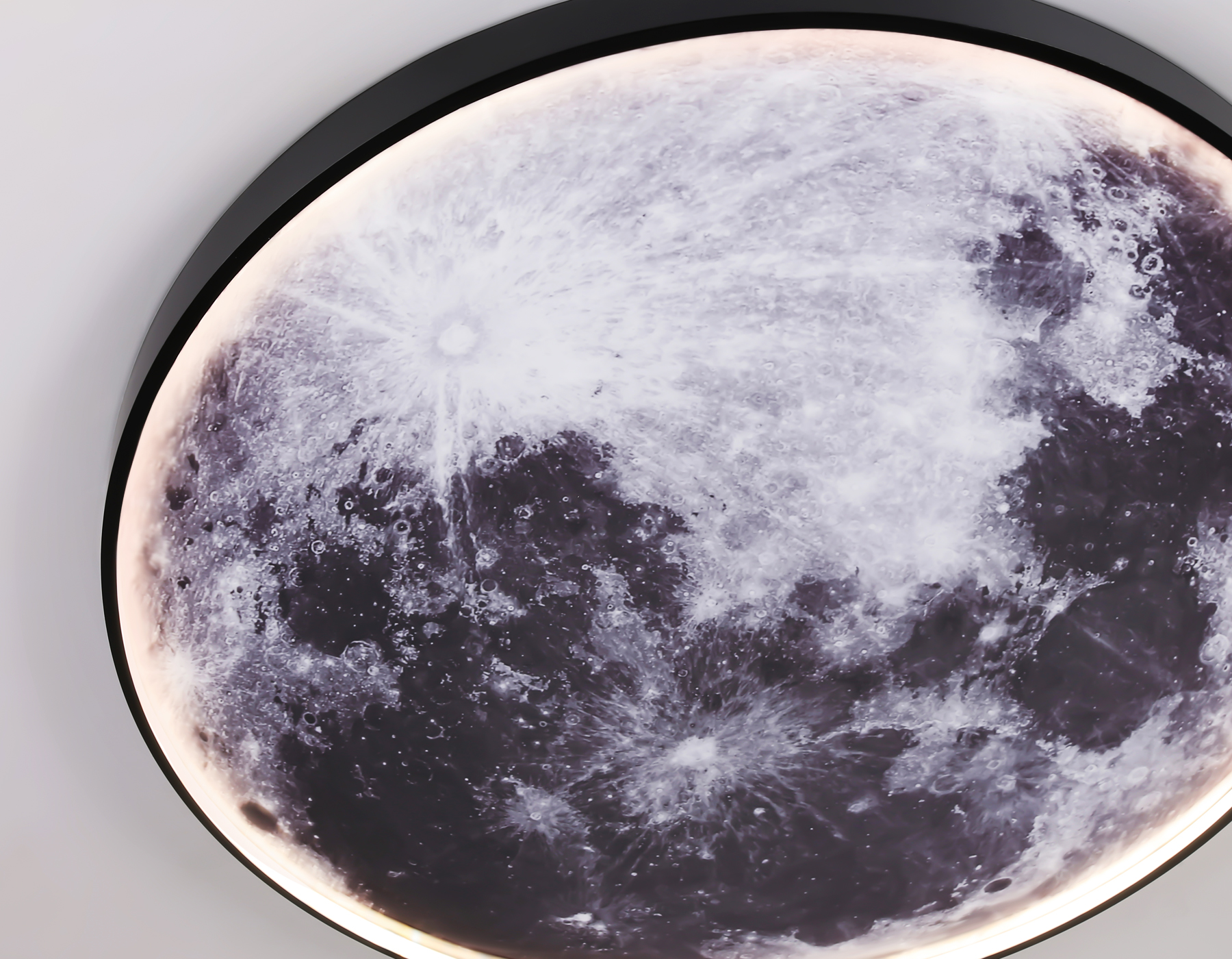 Настенно-потолочный светодиодный светильник FW11113 BK черный 31W LED 3000-6400K D500*38