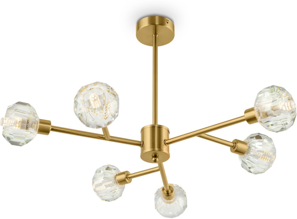 Потолочная люстра хрустальная Grace FR5114PL-06BZ (fr5114pl-06bz)