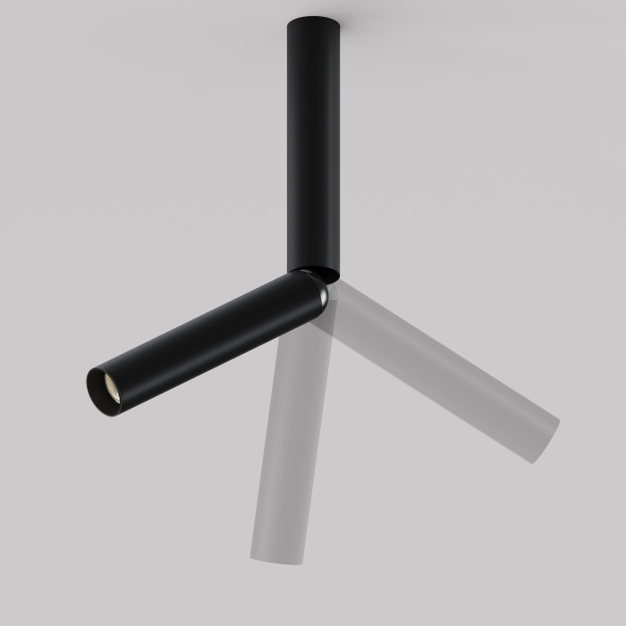 Потолочный светильник Maytoni Focus T C142CL-6W3K-B (c142cl-6w3k-b)