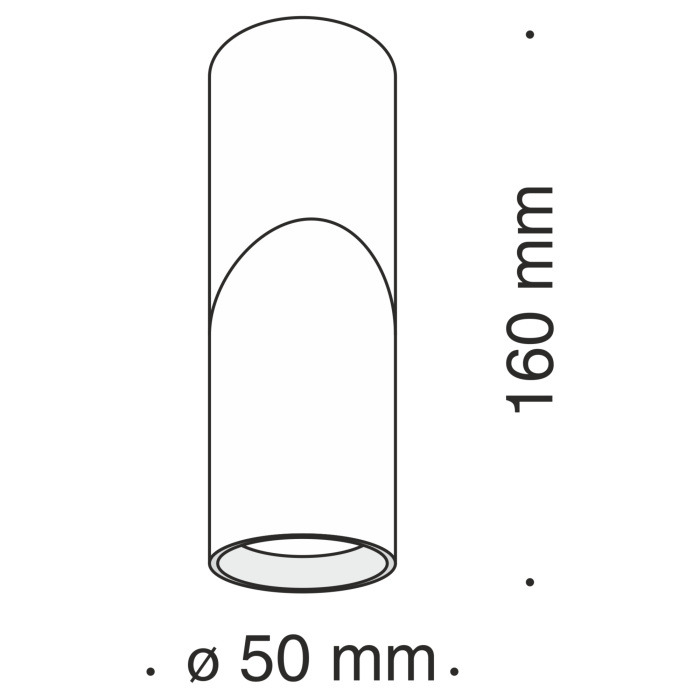 Накладной потолочный светильник Dafne 3000K 1x10Вт 38 LED Maytoni Technical C027CL-L10W (c027cl-l10w)