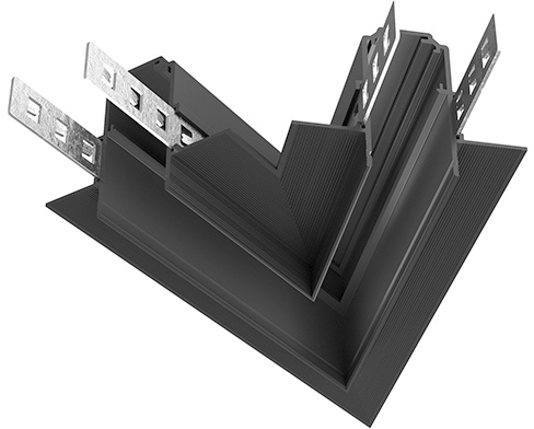 Угол-соединитель 45 Exility встраиваемый черный магнитный Maytoni Technical TRA034CLS-42B