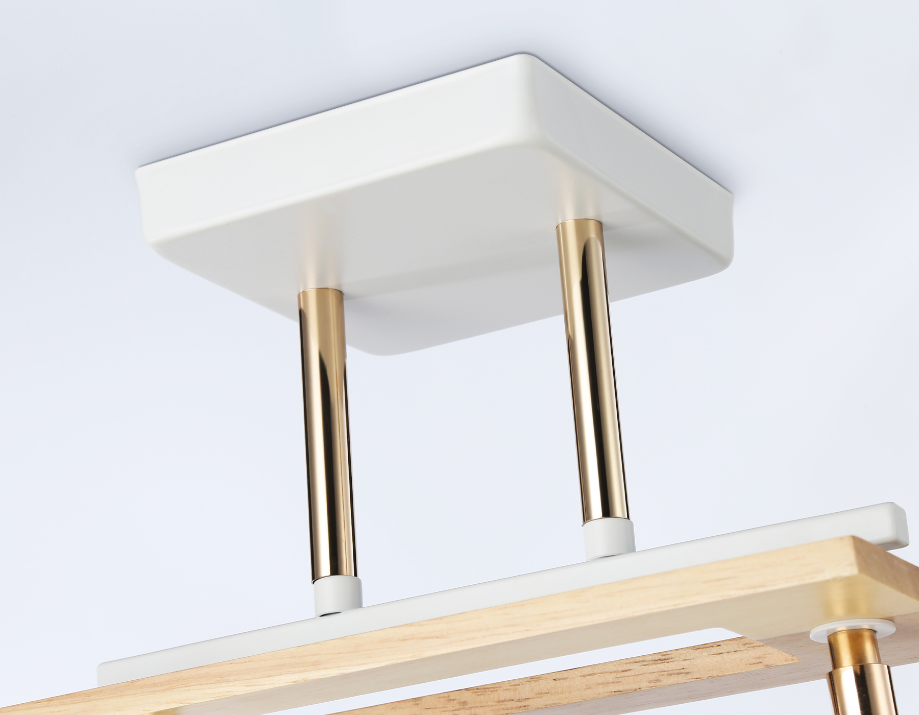 Подвесной светильник TR9501/2 WH/FGD/FR белый/золото/белый матовый E27/2 max 40W 510*100*270