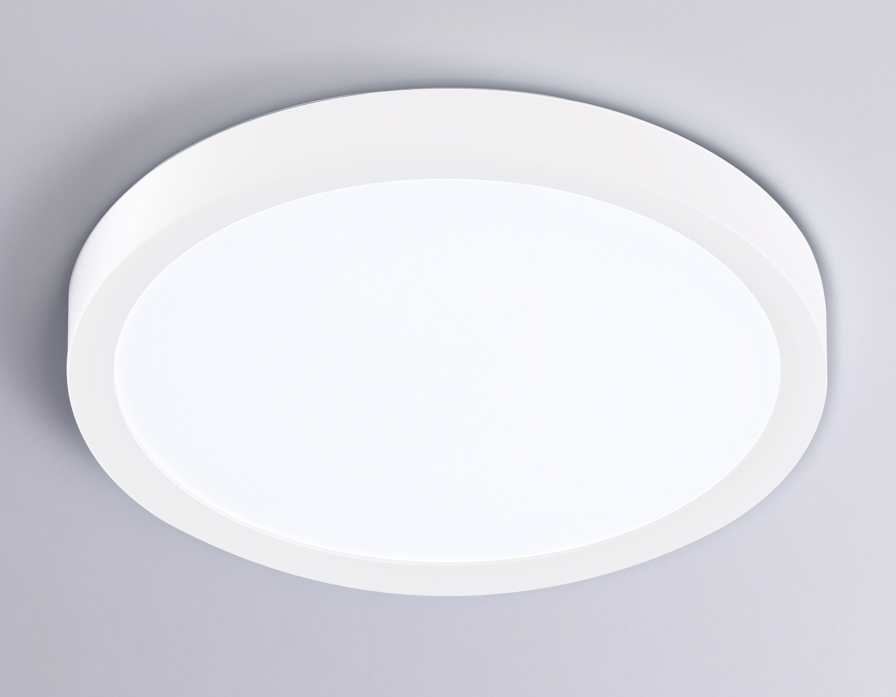 Светильник светодиодный ультратонкий 3000K-6500K с CCT-переключателем FZ1901 WH белый IP54 13W 3000K-6500K CCT-переключатель D230*25 (Без ПДУ)